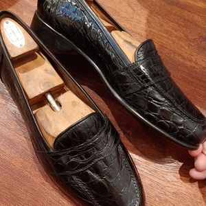 Zelli- Tuscony Italian Crocodile loafers